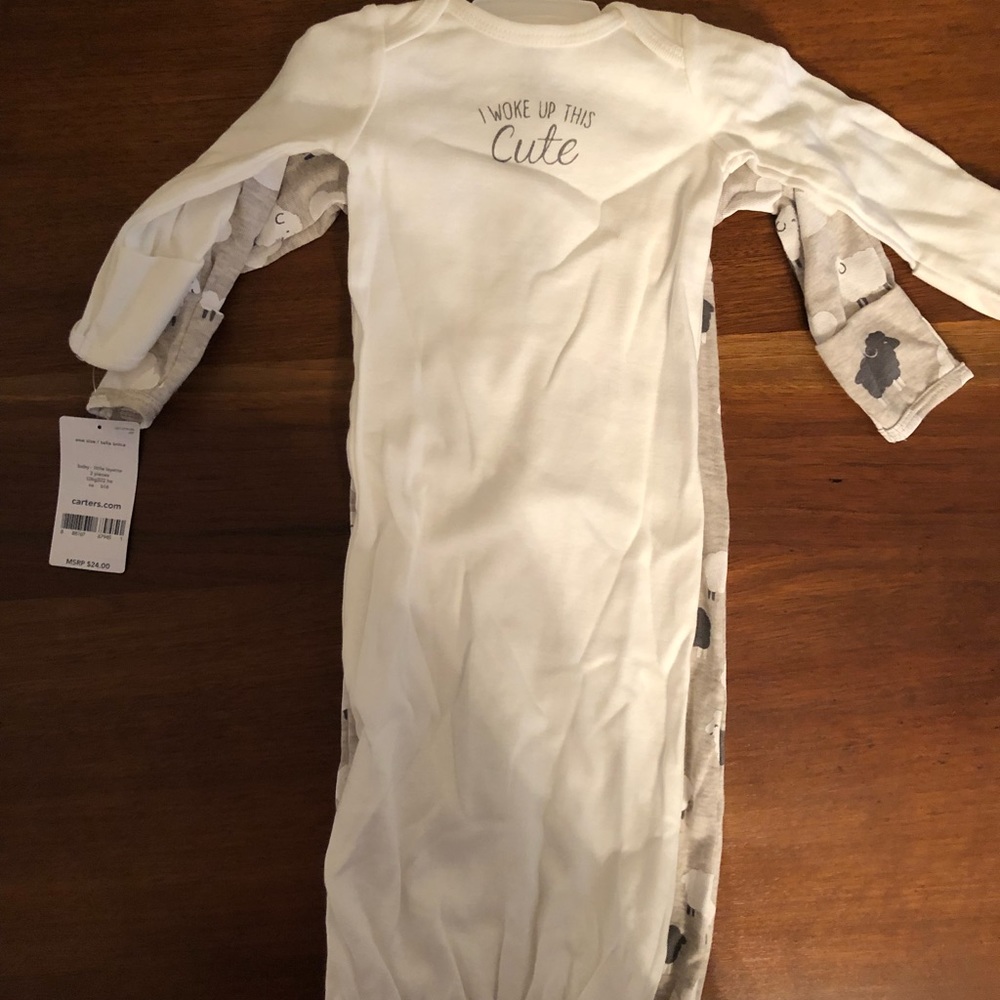 Carters baby sleeper gowns